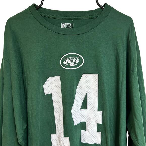 NWT Sam Darnold NY Jets Fanatics Long Sleeve T-Shirt Football NFL Cotton XXL - Picture 4 of 7